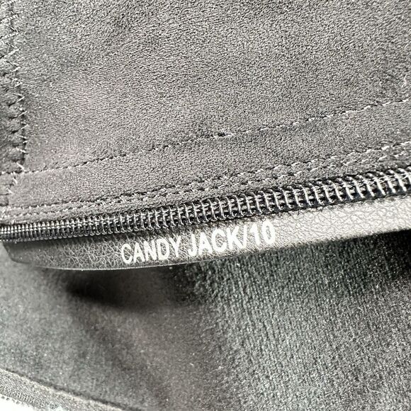 Religious Comfort Candyjack Tall Boot Women Sz 10 Black Suede Leather Waterproof - Picture 12 of 13